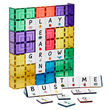 Load image into Gallery viewer, Learn &amp; Grow Magnetic Tile Topper: 40pc Alphabet Upper Case Pack
